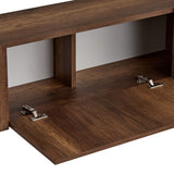 Nexus tv-meubel walnootlook met goud 180 cm Barok walnootlook met goud Gemelamineerd hout