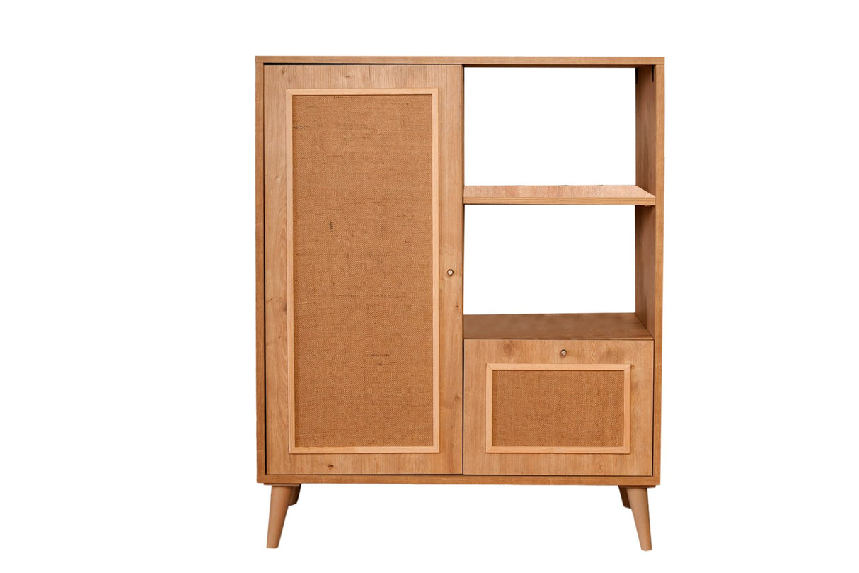 Armoire murale Jut Oak Beech Wood 40x110x90 cm