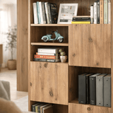 Bibliothèque Marina Flora Atlantic Pine Melamine 80x155x36 cm