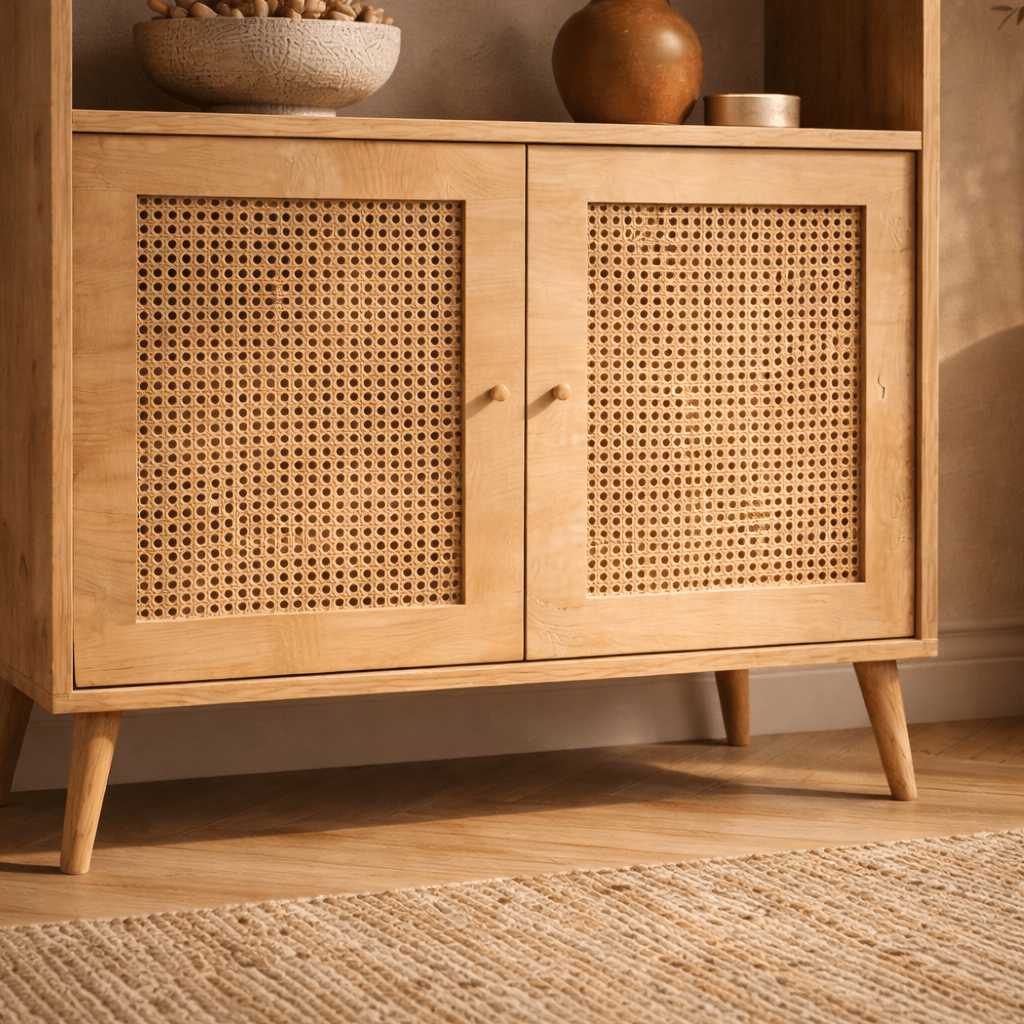 Boekenkasten - Boekenkast Hazeran Eik Beukenhout 40x90x158 cm - Dimehouse