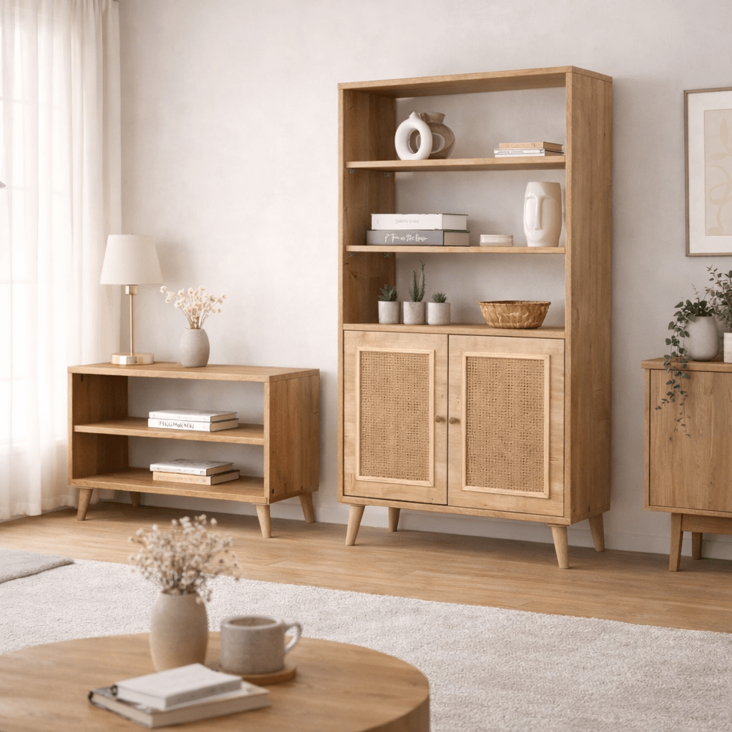 Boekenkasten - Boekenkast Jut Eik Beukenhout 40x110x90 cm - Dimehouse