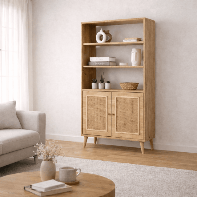 Boekenkasten - Boekenkast Jut Eik Beukenhout 40x110x90 cm - Dimehouse