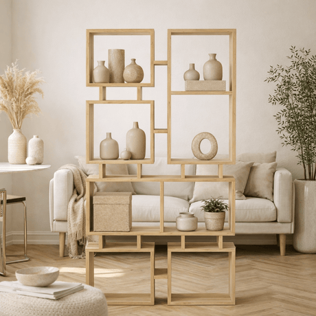 Bibliothèque rail Eik Melamine 79x166.5x24 cm