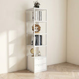 Boekenkast Robbins White Wit Melamine 39x160x39 cm
