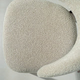 Eetkamerstoelen-Japandi Eetkamerstoel Yuka Zand - Walnootlook Frame-Dimehouse