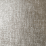 Canapé d'angle rond longue tissu texturé velours beige Dwayne - gauche