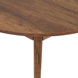 Eettafels - Eettafel Walnoot Melamine uitschuifbaar 100 - 130 cm - Vienna - Dimehouse