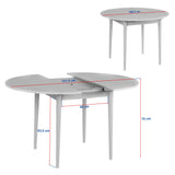 Eettafel Grenen Melamine uitschuifbaar 100-130 cm - Vienna