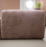 Banken-U-bank taupe chenille stof - 342x165 cm - Shane-Dimehouse