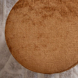 Hockers-Hocker oker chenille stof - 40x40x35 cm - Mara-Dimehouse