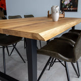 Table à manger revi Oak upoot noir