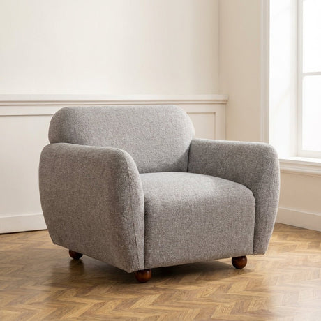Fauteuil Eddy Licht Grijs sfeerfoto in modern interieur