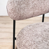 Fauteuil Nova Rond Zandkleurige Stof