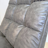 Draaifauteuil Yuki Antraciet Eco-leer 360° Draaibaar