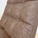 Draaifauteuil Yuki Cognac Eco-leer 360° Draaibaar