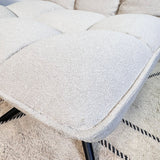 Draaifauteuil Yuki Beige Bouclé 360° Draaibaar