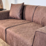 Canapé 2,5 places Davidson Vert Tissu Microfibre 