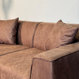 Canapé 2,5 places Davidson Vert Tissu Microfibre 