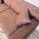 Canapé 3 places Davidson Vert Tissu en Microfibre 