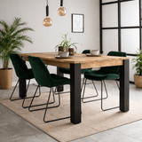 Industriële Eettafel Kansas Mangohout