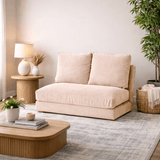 Canapé lit 2 places Taida Crème