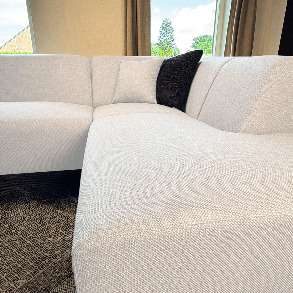 Canapé d'angle Moby Gauche Beige - Chaise Longue + 2,5 places 