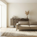 Commode moderne en noyer de luxe 160 x 80 x 35 cm - Cadre noir