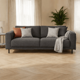 Moderne 2,5-zits Bank Antraciet Stof Aniko 183x90x78 cm