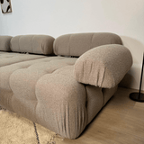 Banque modulaire 3 places avec hocker doblo beige