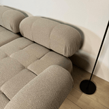 Banque modulaire 3 places avec hocker doblo beige