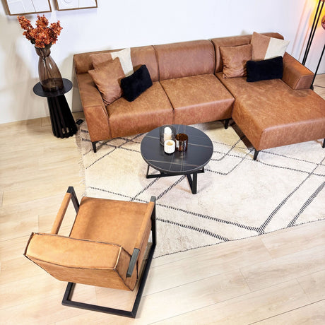 Tiger Fauteuil Industriel Marron