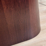 Complete Meubelset: Lea Eettafel Sintered Stone Marmerlook Travertine - Walnoot Frame + 4x Lisa Eetkamerstoelen Bouclé Grijs