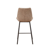 Beau Tabouret De Bar Industriel Chenille Beige