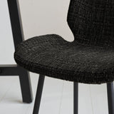 Beau Tabouret De Bar Industriel Chenille Noir