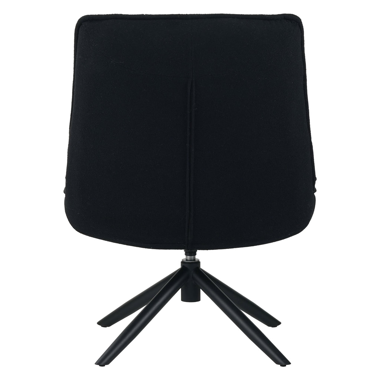 Fauteuil pivotant Yuki bouclé noir