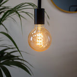 Lichtbron Led Filament bol Ø9,5 amberkleurig