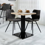 Table du bistrot Robin Square Melamine Robson Oak