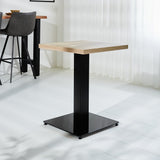 Table du bistrot Robin Square Melamine Robson Oak