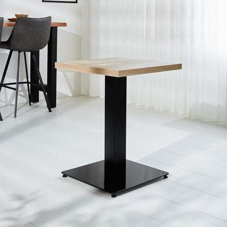 Table du bistrot Robin Square Melamine Robson Oak