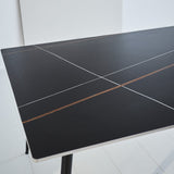 Eettafel Jules Black Dimehouse Zwart LxBxH 78x27x10 Sintered stone Sfeerfoto detail