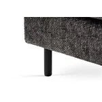 Tissu anthracite de fauteuil