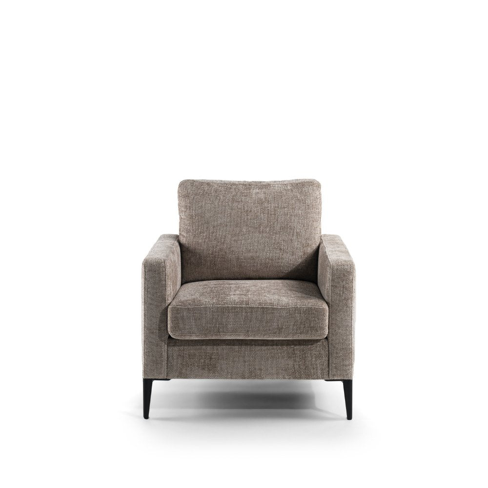 Fauteuil Flora DH Interior Beige Stof Witfoto vooraanzicht