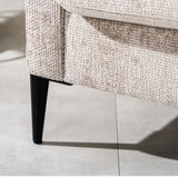 Fauteuil Flora DH Interior Beige Stof Sfeerfoto detail