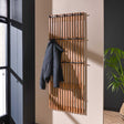 Porte-manteau Vera DH Intérieur Mango LxlxH 165x67x12 Bois de manguier Photo d'ambiance vue de face diagonale
