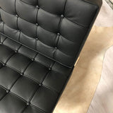 Fauteuil Expo premium leer Dimehouse Zwart LxBxH 80x78x78 Runderleer Sfeerfoto detail