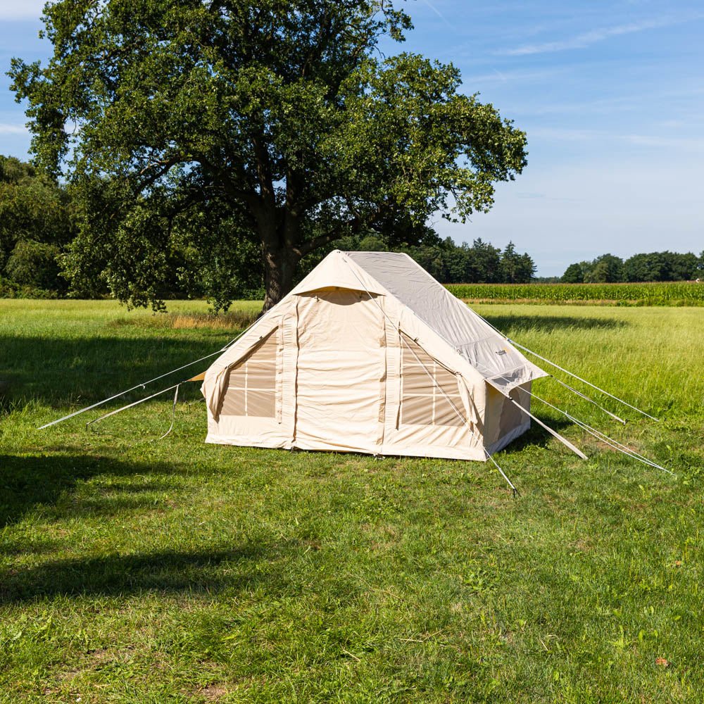 Tente Camping Surélevée Pour 2 Personnes Matelas Auto-gonflant Sac Tente Camping Surélevée Pour 2 Personnes Matelas Auto-gonflant Sac