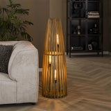 Vloerlamp Elias DH Interior Mango LxBxH 128x45x45 Mangohout Sfeerfoto vooraanzicht