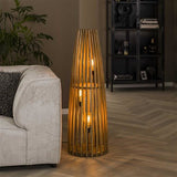 Vloerlamp Elias DH Interior Mango LxBxH 128x45x45 Mangohout Sfeerfoto vooraanzicht