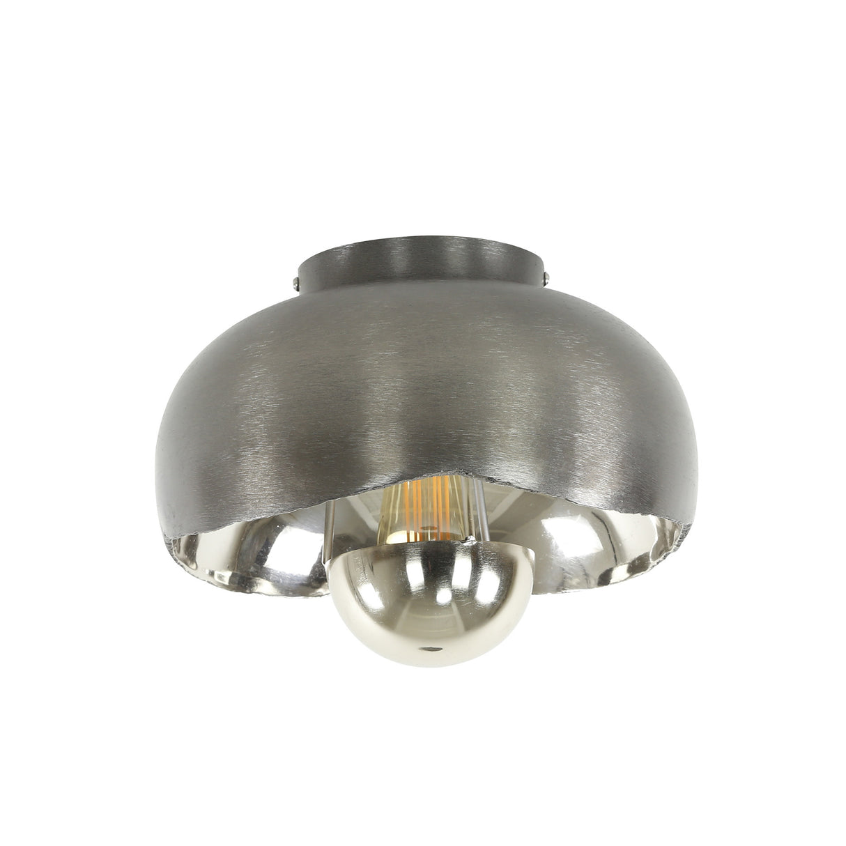 Plafondlamp Jame DH Interior Zwart LxBxH 36x36x23 Nikkel Witfoto vooraanzicht