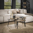 Table basse Betty DH Intérieur Bronze LxlxH 65x55x16 Bronze Photo d'ambiance vue de face diagonale